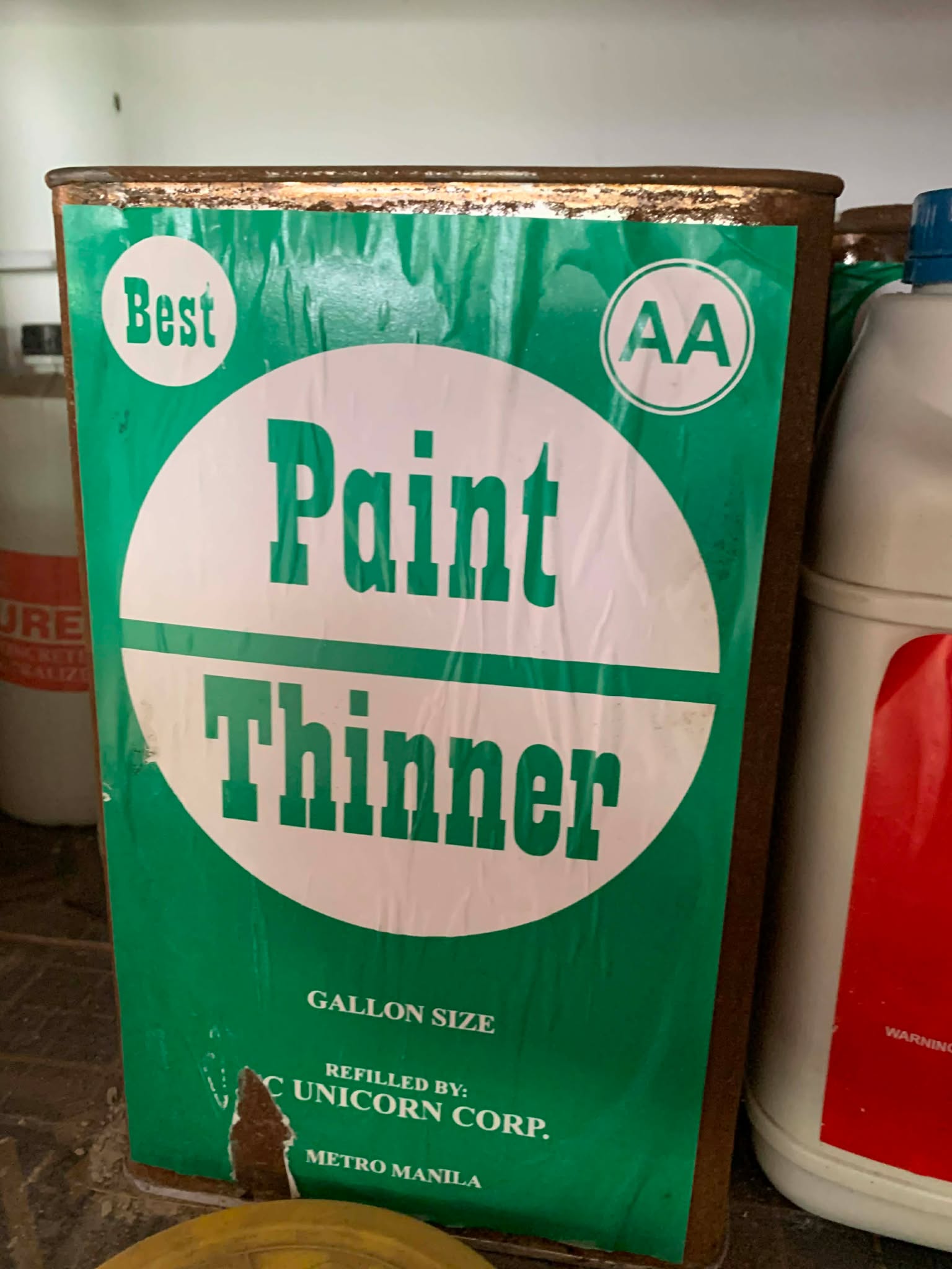 Paint Thinner Gallon Size