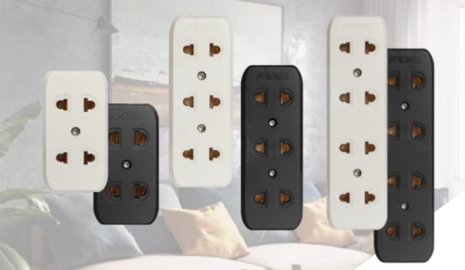 Royu Electrical Universal Outlet Surface type (White)